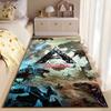 ARK Extinction Sci-fi Dinosaur Battle Design Non-slip rug suitable for living room and bedroom sofas