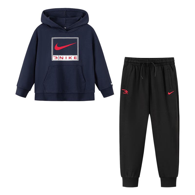 Nike Детский хлопковый новогодний комплект: толстовка и штаны