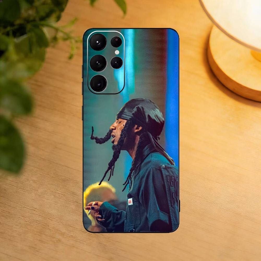 Чехол для телефона с изображением рэпера Playboi C-Carti Для Samsung S25, S24, S21, S22, S23, S30, Ultra, S20, Plus, Fe, Lite Черный корпус