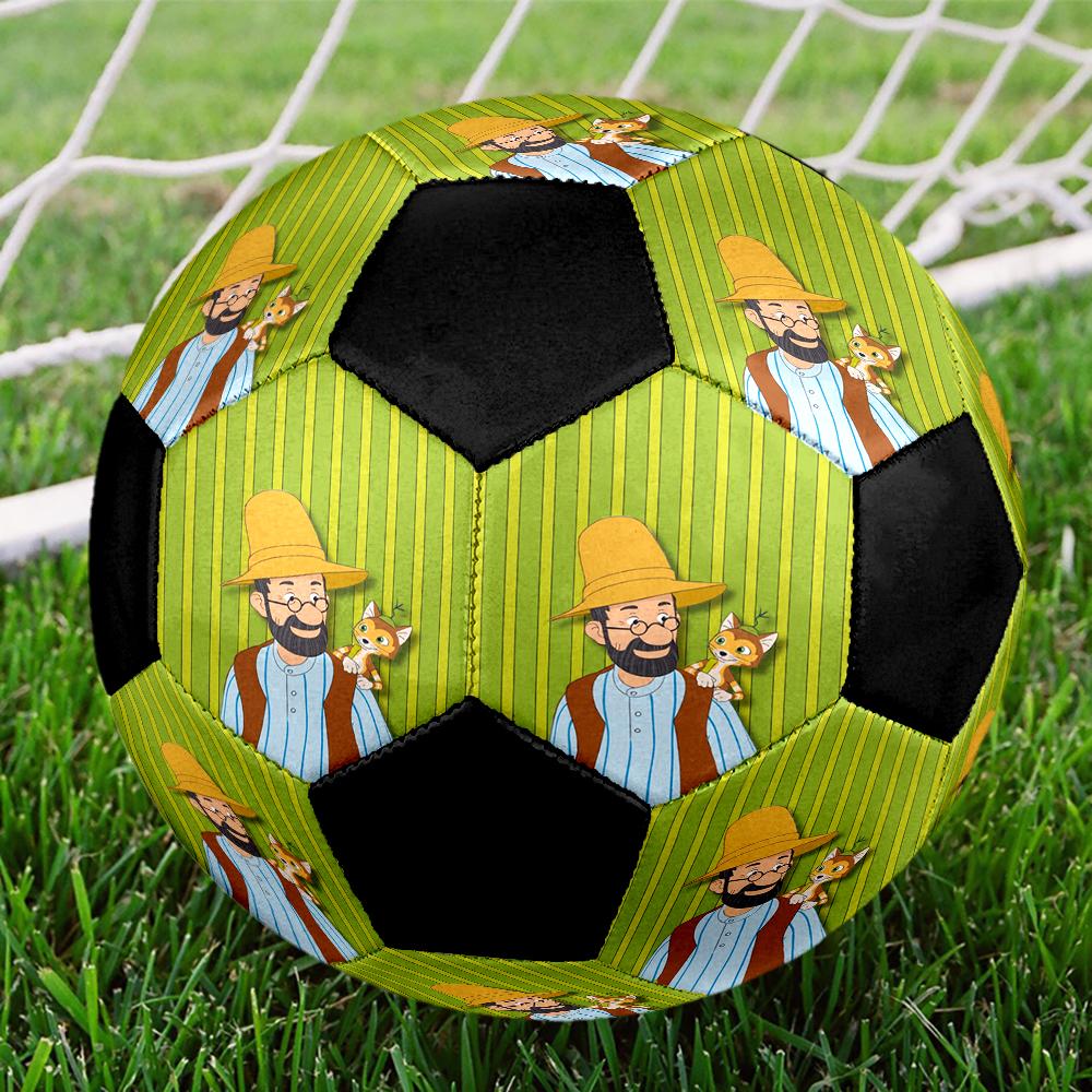 Pettson and Findus Theme Size 5 Soccer Ball, Suitable for Both Indoor and Outdoor Matches, a Gift Suitable for Everyone.