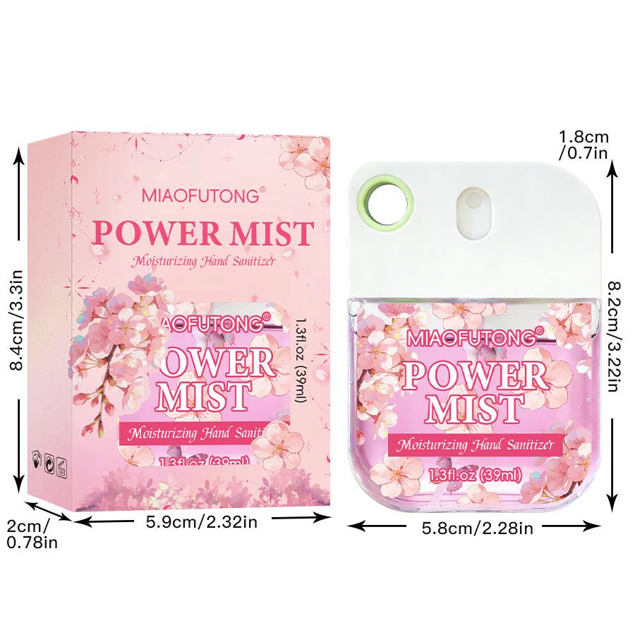 Портативный спиртовой антисептик для рук в виде спрея, не требующий смывания