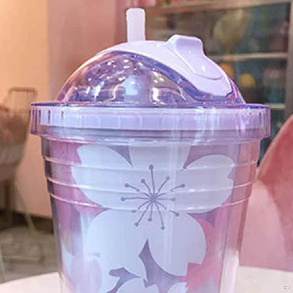 Cups, with Lids and Straw Insulated BPA Reusable Tumbler Cup, Mug for Milk Travel Drinking Boys