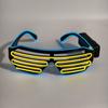 Cool LED Glowing Glasses Double Colors Fluorescent Glasses Neon Glasses  Halloween Costumes