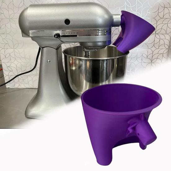 Насадка-воронка для муки для миксера KitchenAid 5qt чаша Легкая заливка Воронка для миксера для сухих жидких ингредиентов Инструменты для выпечки без беспорядка
