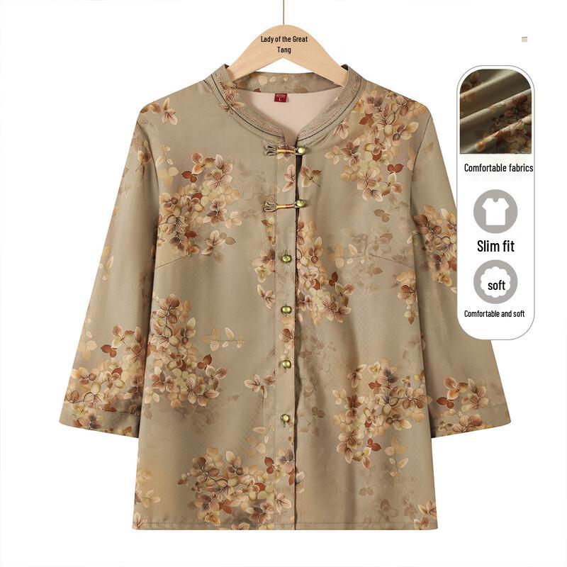 Datang Furen Women's Casual Blouse for Elderly