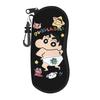 Crayons Shin-chans Glasses Case Men Women Convenient Zipper Japanese Anime Eyeglasses Protector Vintage Eyewear Container