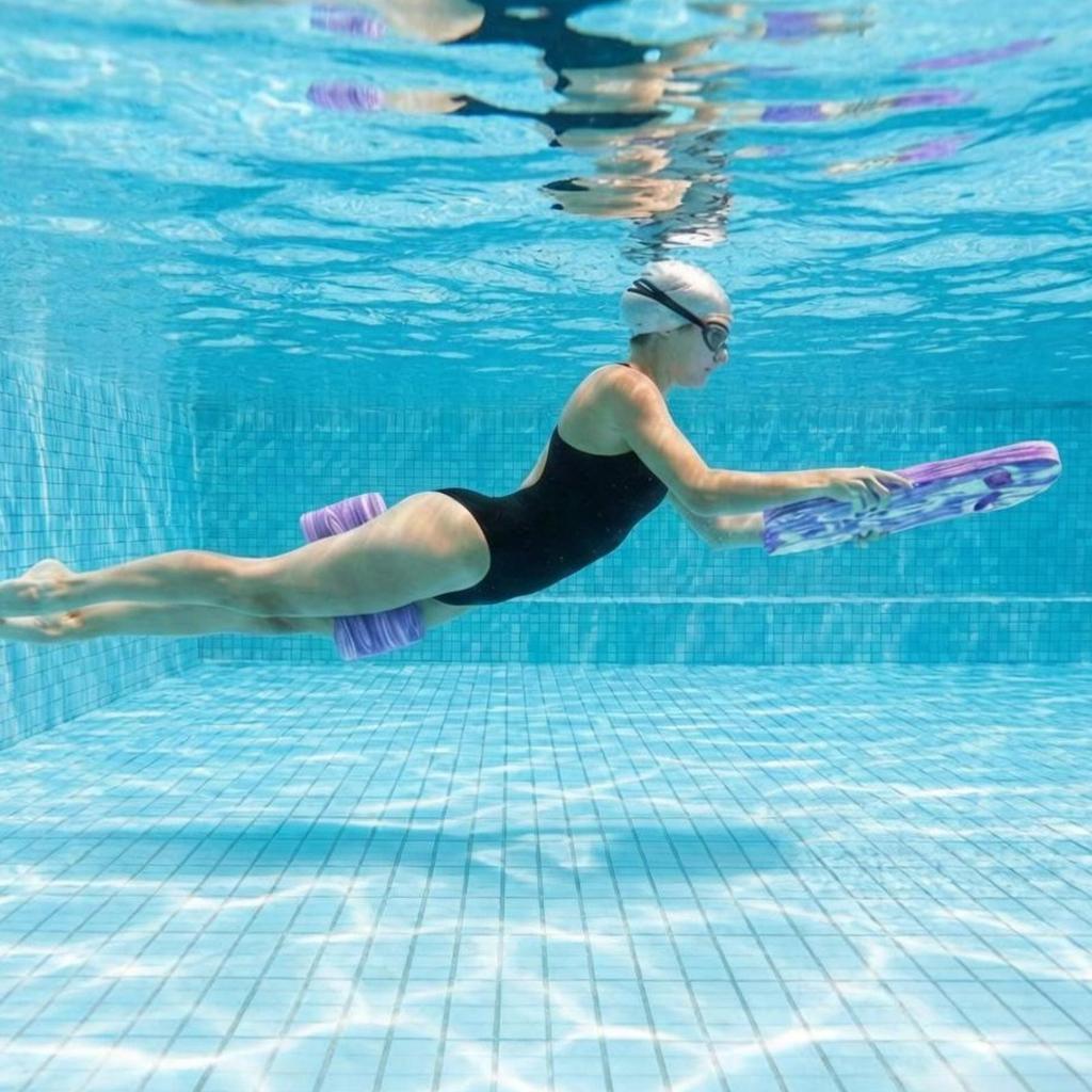2 Pieces Pull Buoy Kickboard Accessory Floating EVA Leg And Hip Support Suitable for Adults