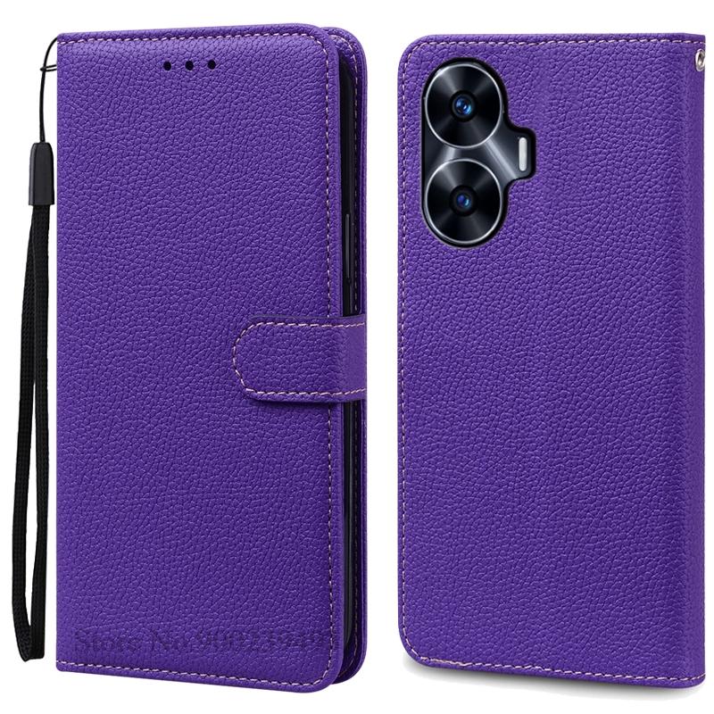 Для Realme C55 Чехол Кожаный Флип Кошелек Чехол Для Realme C55 Чехол Защитный Чехол Coque Fundas Shell