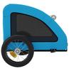 Bicycle Dog Trailer Blue Oxford Fabric and Iron