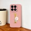 Чехол для Xiaomi 15T Pro 17 Pro Max Элегантные золотые буквы Мягкий жидкий силикон Защитная задняя крышка от падения для MI 15 T
