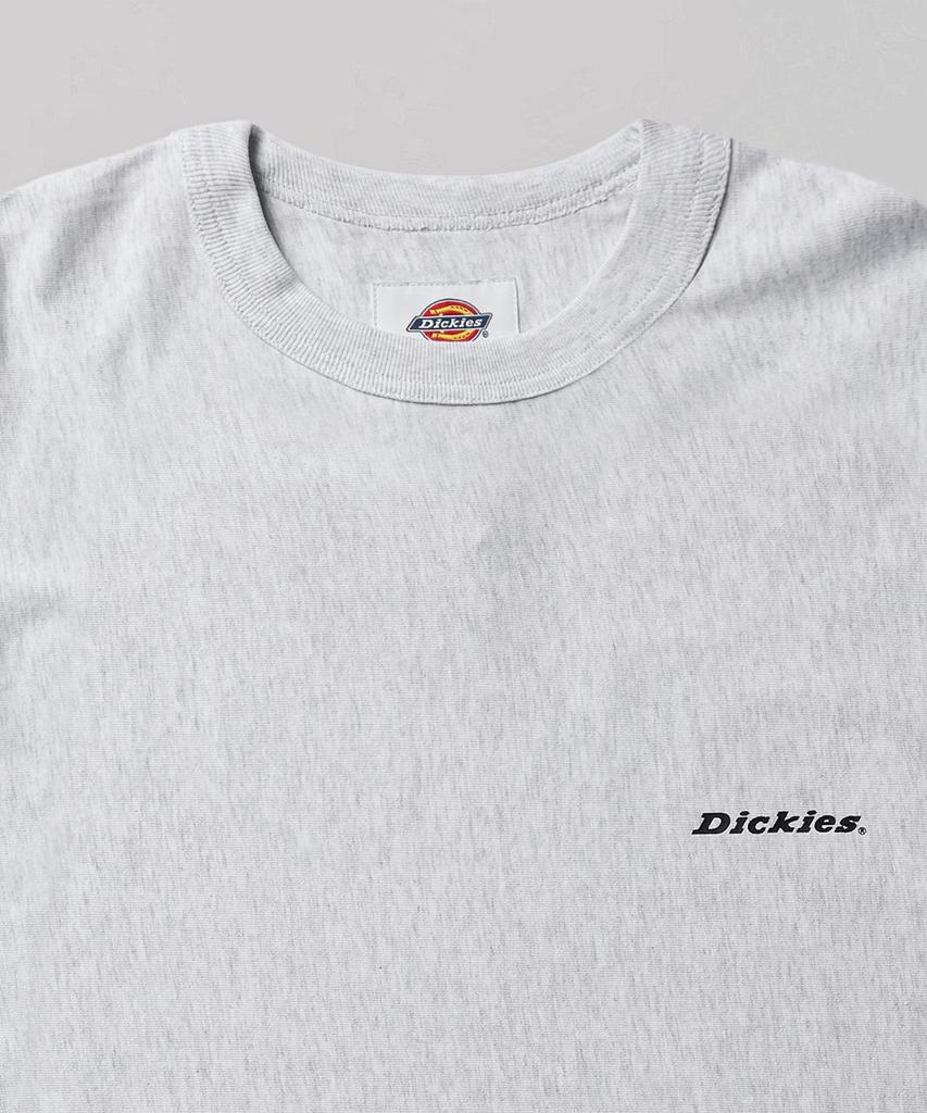 Dickies Белый меланж, длинный рукав, с логотипом дерева на спине