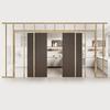 VEVOR Pocket Door Frame Kit, for 1219-1829mm Wide 2032mm High Door, Pocket Door Kit with Two-Way Soft Close Mechanism, Slide Smoothly Quietly