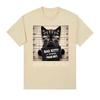 Mugshot for Cat Lover Cat Mom Cat Dad Graphic Tee Shirt Unisex Women Short Sleeve pure Cotton T Shirts Fashion Gothic Streetwear