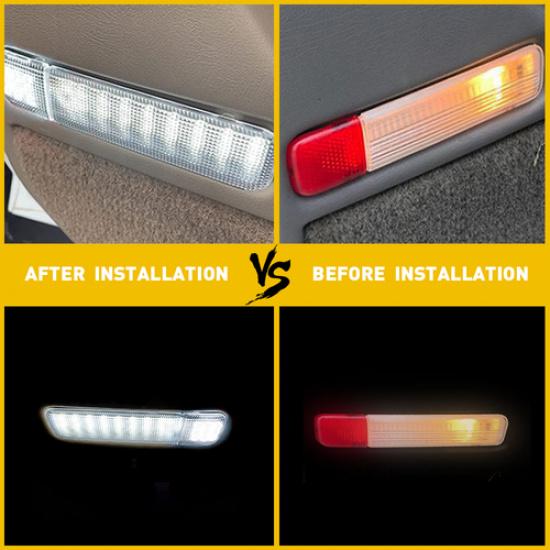 Lamp LED Door Courtesy Light For C/K Tahoe Chevy Silverado Sierra Suburban Yukon