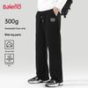 Baleno Men's Loose Fit Wide Leg Sweatpants with Letter Print
