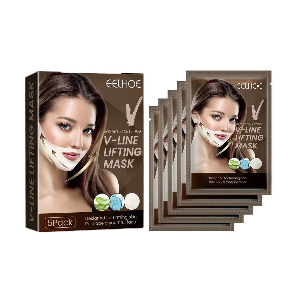V-образная маска для похудения лица, патч для лифтинга обвисшей кожи лица, маски для глубокого питания, корейские средства для ухода за лицом