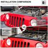 Front Hood To Grille Weatherstrip Seal 55397279AB For Jeep Wrangler JK 2007-2018