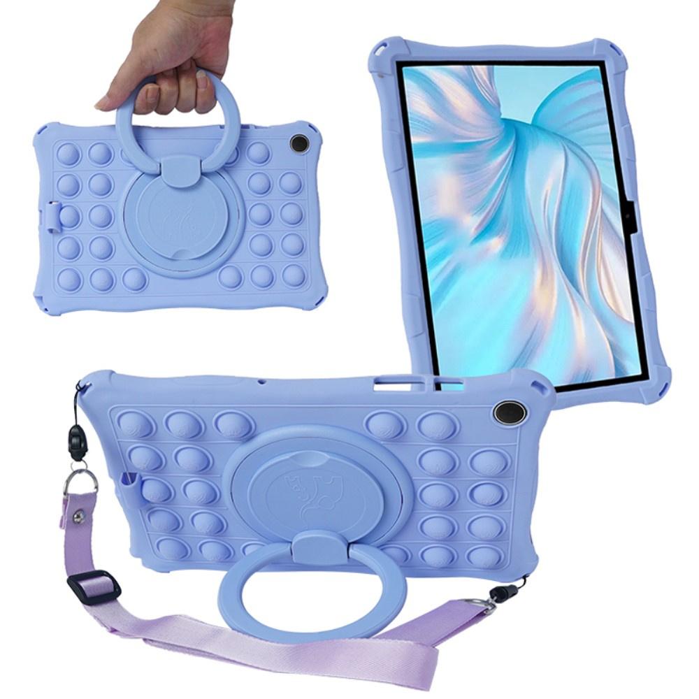 Kids Case for Samsung Galaxy Tab A9+, Bubble, Purple