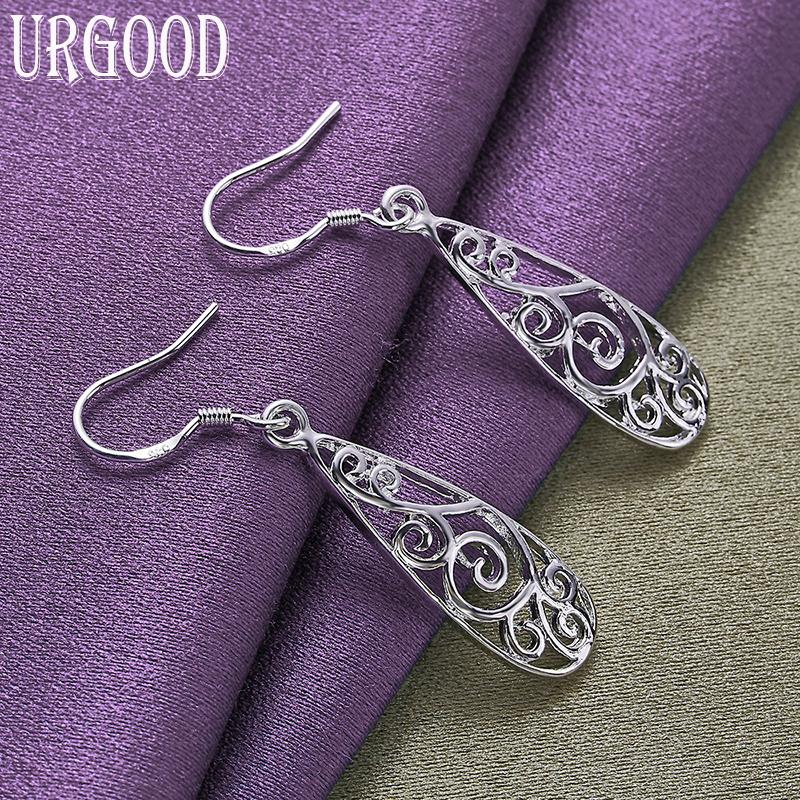 Ювелирные изделия из стерлингового серебра 925 пробы с винтажной геометрией