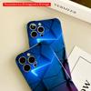 2DFlat Neon Geometric Wall Design Phone Case All inclusive film hard phone case, compatible with iPhone 18 Pro Max 17 16 15 14 13 12 11