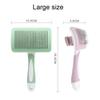 Pet Hair Shedding Comb Dog Cat Brush Grooming Long Hair Indoor Cats Brush Hair Remover Cleaning Beauty Slicker Pet Supplies