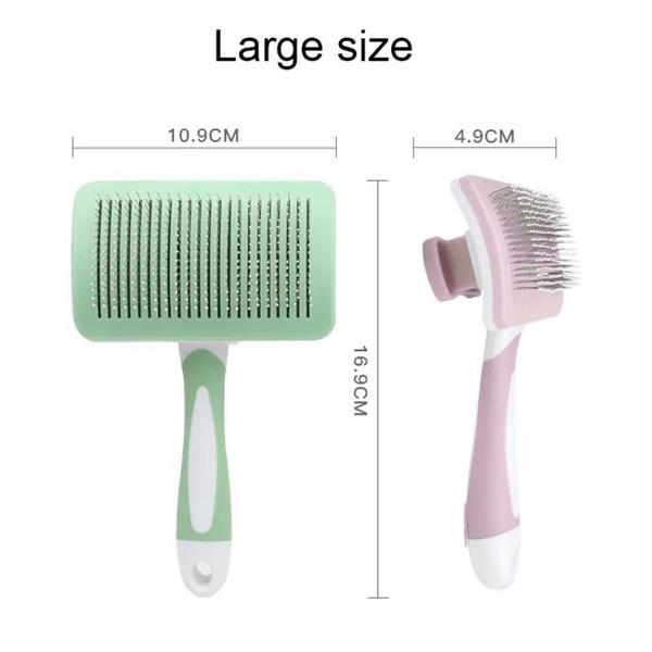 Pet Hair Shedding Comb Dog Cat Brush Grooming Long Hair Indoor Cats Brush Hair Remover Cleaning Beauty Slicker Pet Supplies