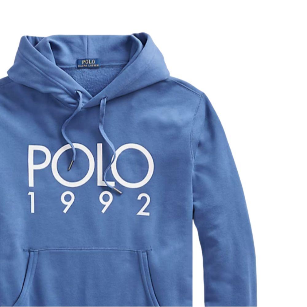 Polo Ralph Lauren FW25 Худи с длинным рукавом и цифровым принтом с логотипом-буквой Мужская толстовка 710800812-003