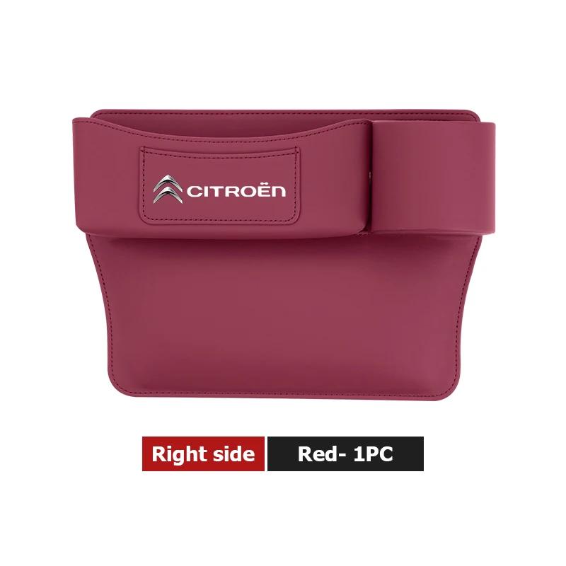 Car Seat Gap Filler Storage Box Slit Card Pocket Phone Cup Holder For Citroen Grand Berlingo Jumper Celysee Xsara Picasso HH9