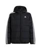 Adidas Essentials Утепленная куртка JTH12 J130 Детская с тремя полосками Черно-белая (IV9512)