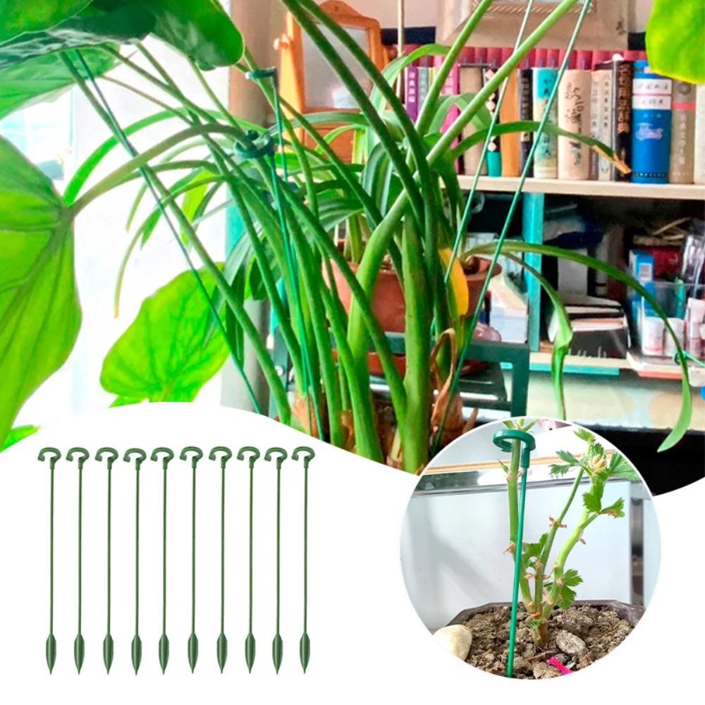 10 шт. многоразовые бабочки орхидеи горшки фиксирующие стержни пластиковый держатель для цветов столб для внутреннего и наружного использования