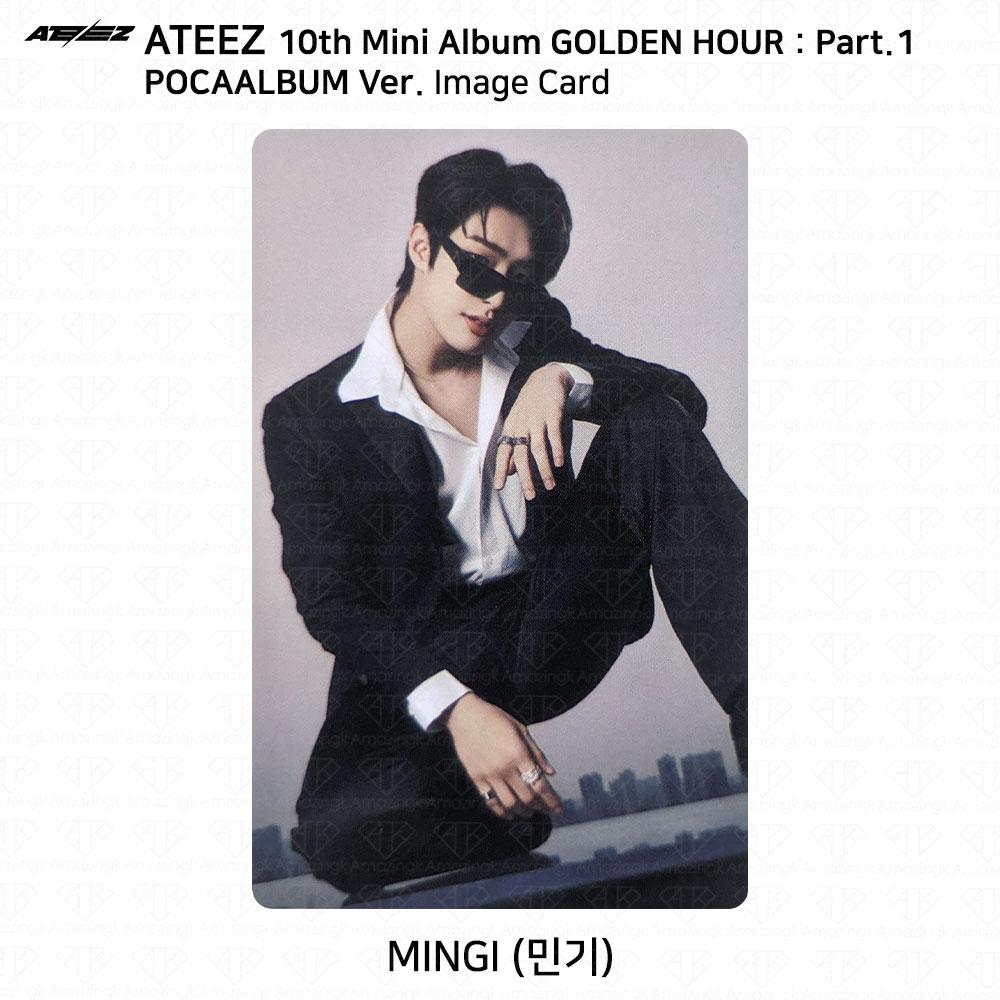 ATEEZ 10-й мини-альбом Golden Hour Part.1 POCAALBUM Фотокарта QR-изображение KPOP