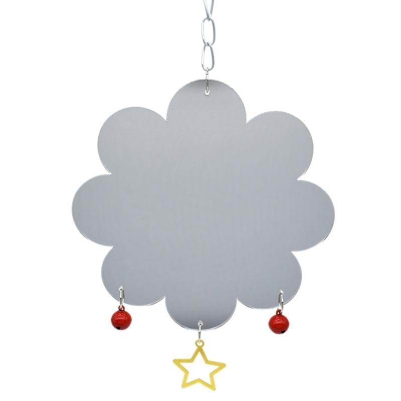Chicken Mirror Hanging Swing Pecking Toy for Hens Chicks Birds Parrots high quality