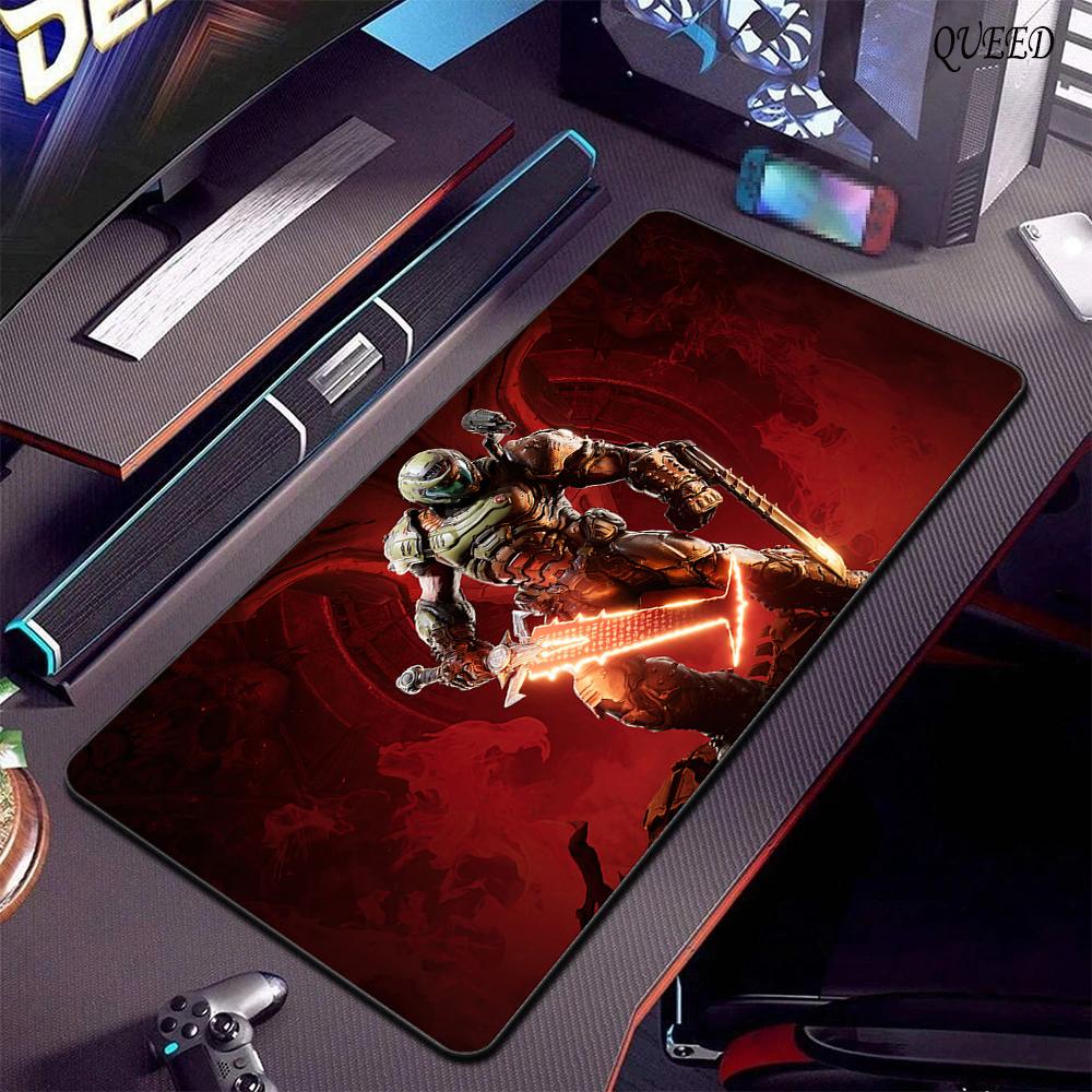 Игровой коврик для мыши D-Dooms E-Eternals 30x80см Противоскользящая резиновая основа MouseMat Игровой XXL Ковер для мыши PC Утолщенный Настольный коврик для E-спорта