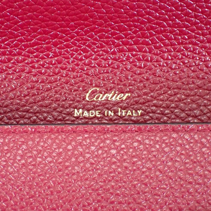 CARTIER  L3002080 Purse Bordeaux Calfskin Women
