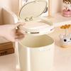 Mini Press Trash Can Desktop Garbage Basket Home Table Plastic Waste Bins Office Supplies Dustbins Sundries Box
