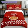 3pcs Duvet Cover Set (1*Duvet Cover + 2*Pillowcase, Without Core),football team.C Print Bedding Set, Bedroom Decor, All‑Season, Birthday Gift