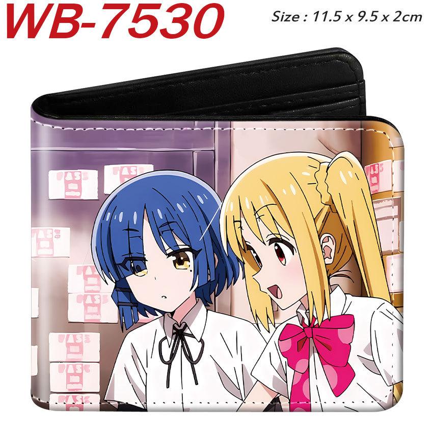 Bocchi the Rock Folded Leather Wallet Short Anime Cartoon Card Holder Unisex Game