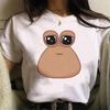 Pou Tee женская уличная одежда манга харадзюку футболка девушка комикс аниме одежда