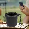 Неопреновая сумка для объектива Сумка для объектива камеры DSLR Водонепроницаемая противоударная поясная сумка Цилиндр держателя объектива с внутренней защитой от меха Сумка для хранения объектива камеры