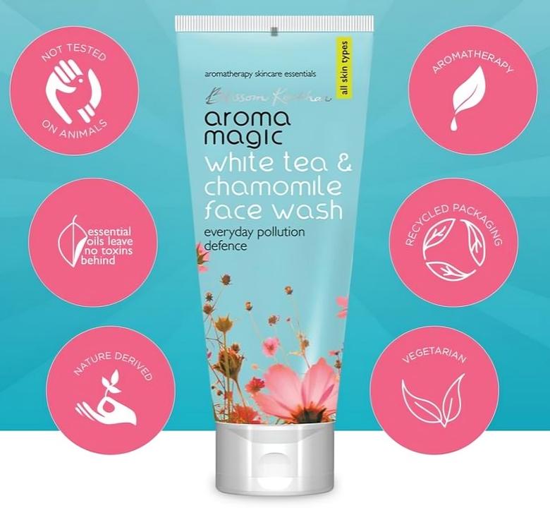 Aroma Magic White Tea & Chamomile Face Wash- 100 ml
