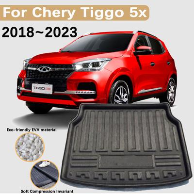 Коврики на заднюю часть багажника автомобиля для Chery Tiggo 5x2022, аксессуары 2018 ~ 2023, водонепроницаемые коврики для багажника, коврик для хранения 3D EVA