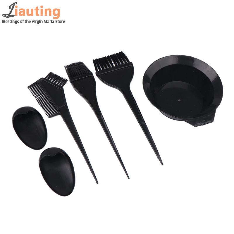 1set Professional Hair Coloring Kit For Barber Salon And Home Use - Includes Hairdressing Tools For Perfect Color Match
