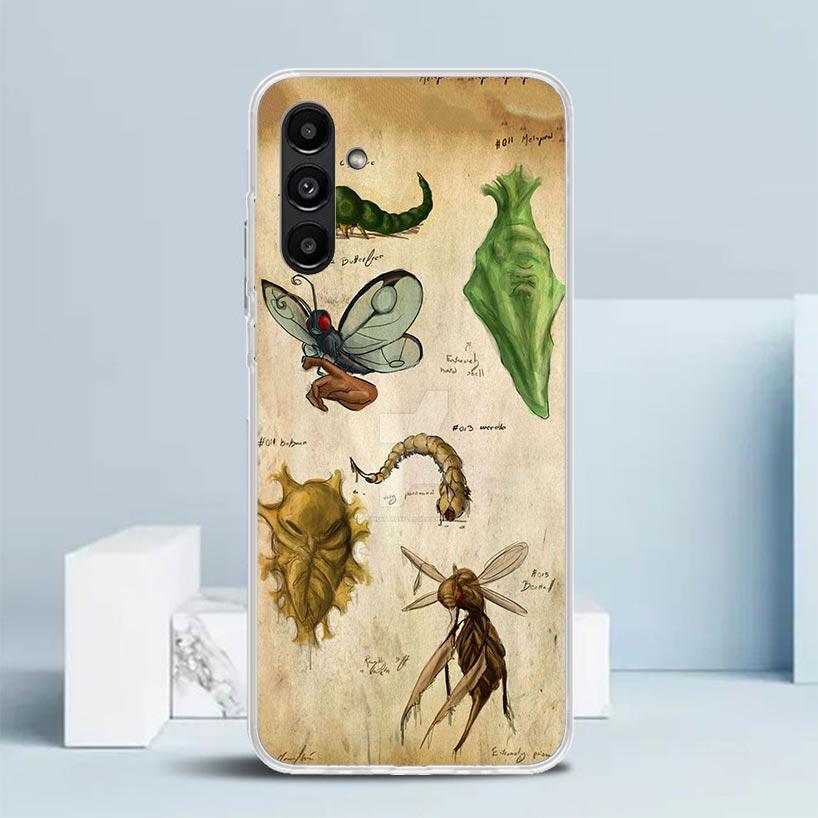 Научный разлагаемый чехол Bugs Bees для Samsung Galaxy A17 A37 A57 A16 A26 A36 A56 A15 A14 A55 Чехол для телефона A13 A53 A25 A35 A