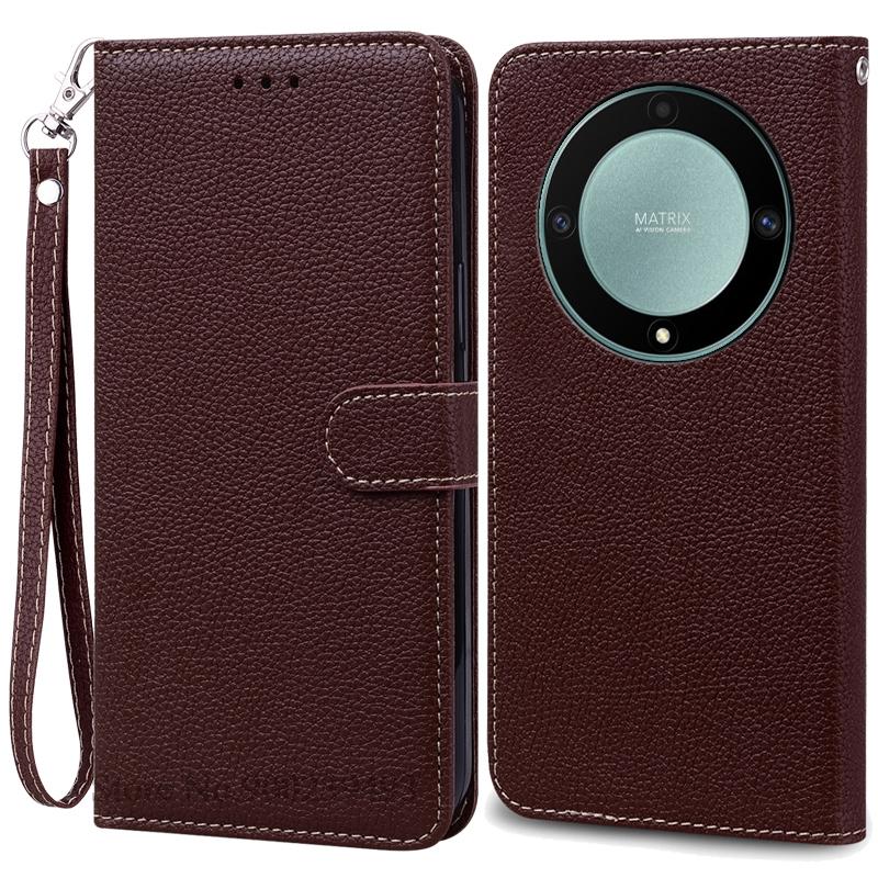 Для Honor X9A 5G чехол-кошелек кожаный флип-чехол для Honor X9A чехол-книжка-кошелек чехол для Honor X 9A силиконовый чехол Fundas