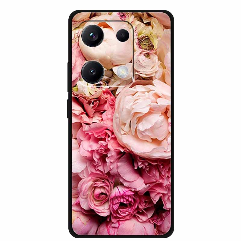 For Xiaomi Redmi Note 14S Case 2025 Soft Black TPU Phone Case Redmi Note 14S Silicone Back Cover For Redmi Note 14S 14 s Fundas