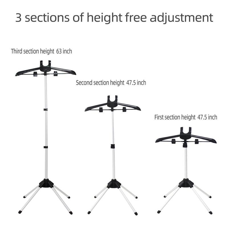 160 см регулируемая стойка для отпаривателя для одежды телескопическая вертикальная стойка для глажки тканей ручной держатель для отпаривания
