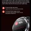 2025 New ECG+PPG Smart Watch Lipids Uric Acid Blood Pressure Health Watch Men NFC Access 100+Sport HD Bluetooth Call Clock Women