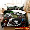 Jeff And Jane Creepypasta Printed Bed Set Duvet Cover Pillowcase Bedding Set Linen Sheet Quilt Cover Queen King Size Anime