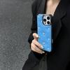 Крутой черный кожаный 3D чехол-звезда для телефона с ремешком для iPhone 14/15/16 Pro/Pro Max