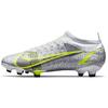 Mercurial Vapor 14 Pro FG Металлический Серебристый Вольт Мужские Кроссовки Белый Черный CU5693-107